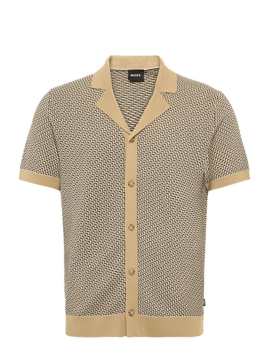 BOSS - H-Lomare - kootud polosärgid - medium beige - 1