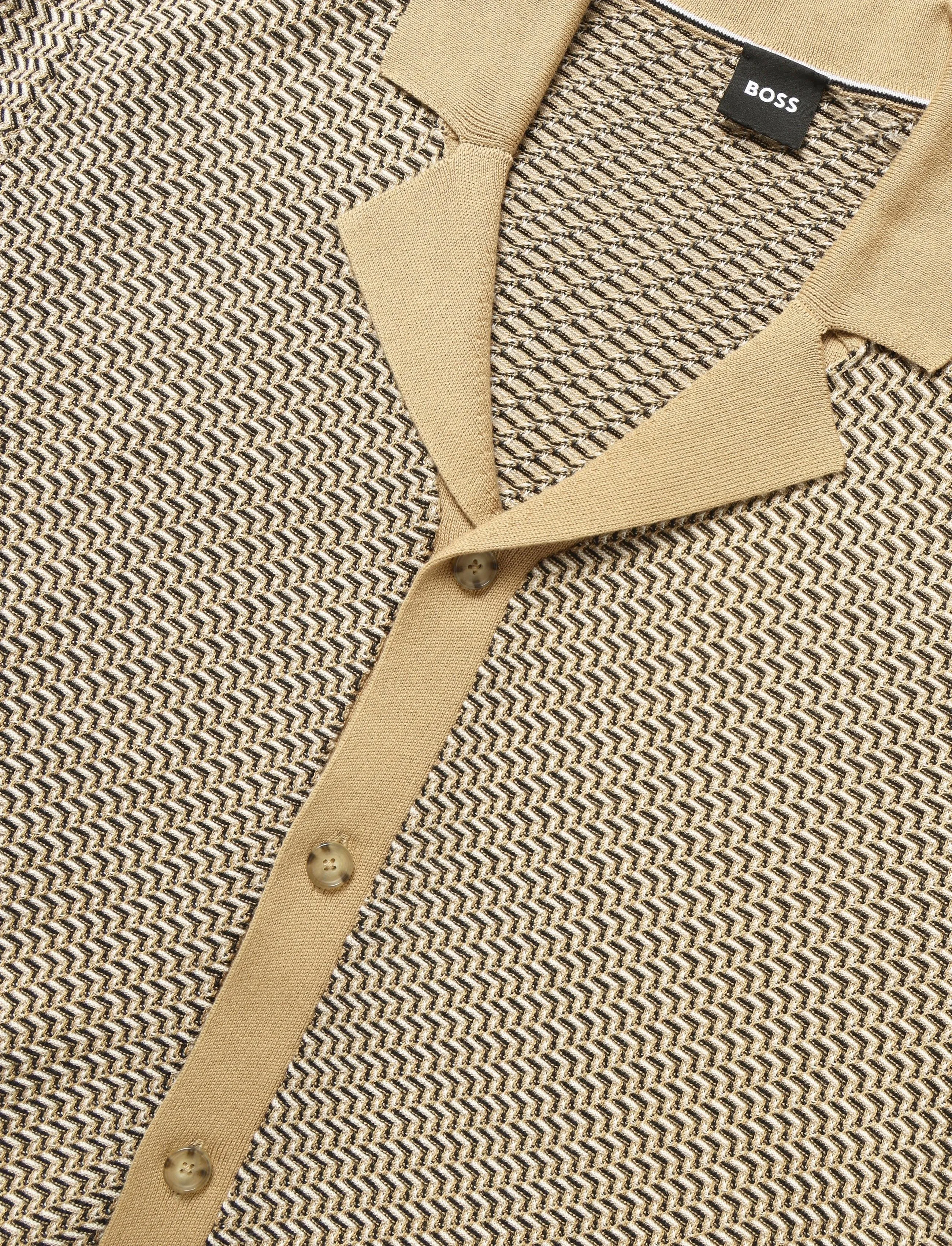 BOSS - H-Lomare - kootud polosärgid - medium beige - 5