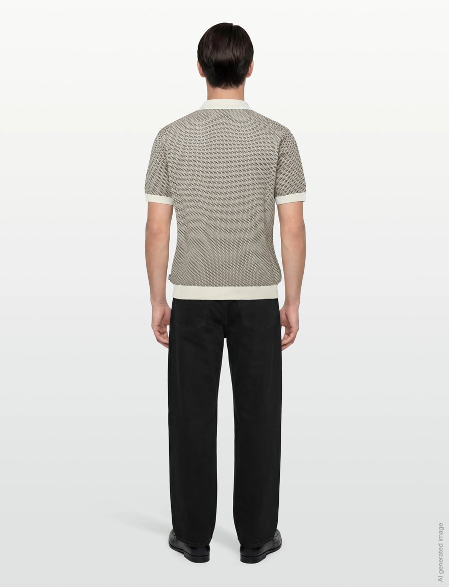 BOSS - H-Lomare - strikkede poloer - open white - 5