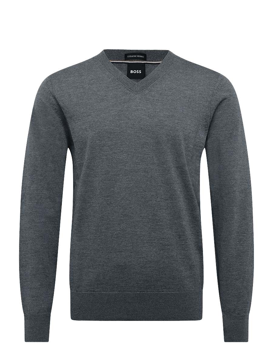 BOSS - H-Melba - v-kaelusega - medium grey - 0
