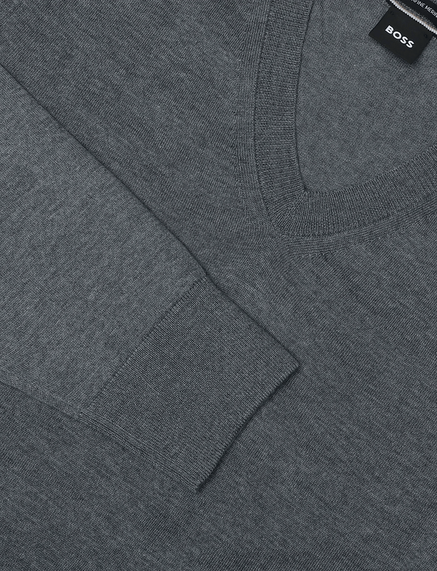 BOSS - H-Melba - v-kaelusega - medium grey - 2