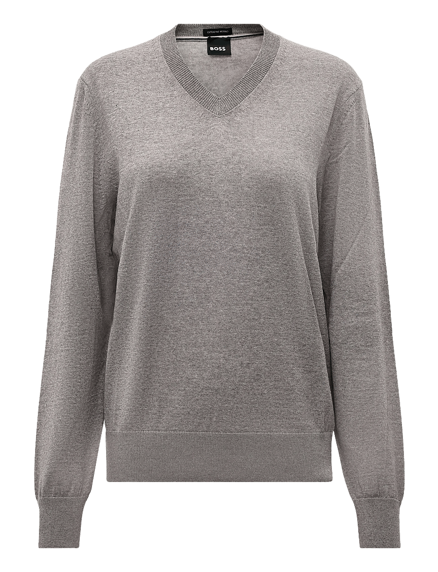 BOSS - H-Melba - v-hals - open brown - 0