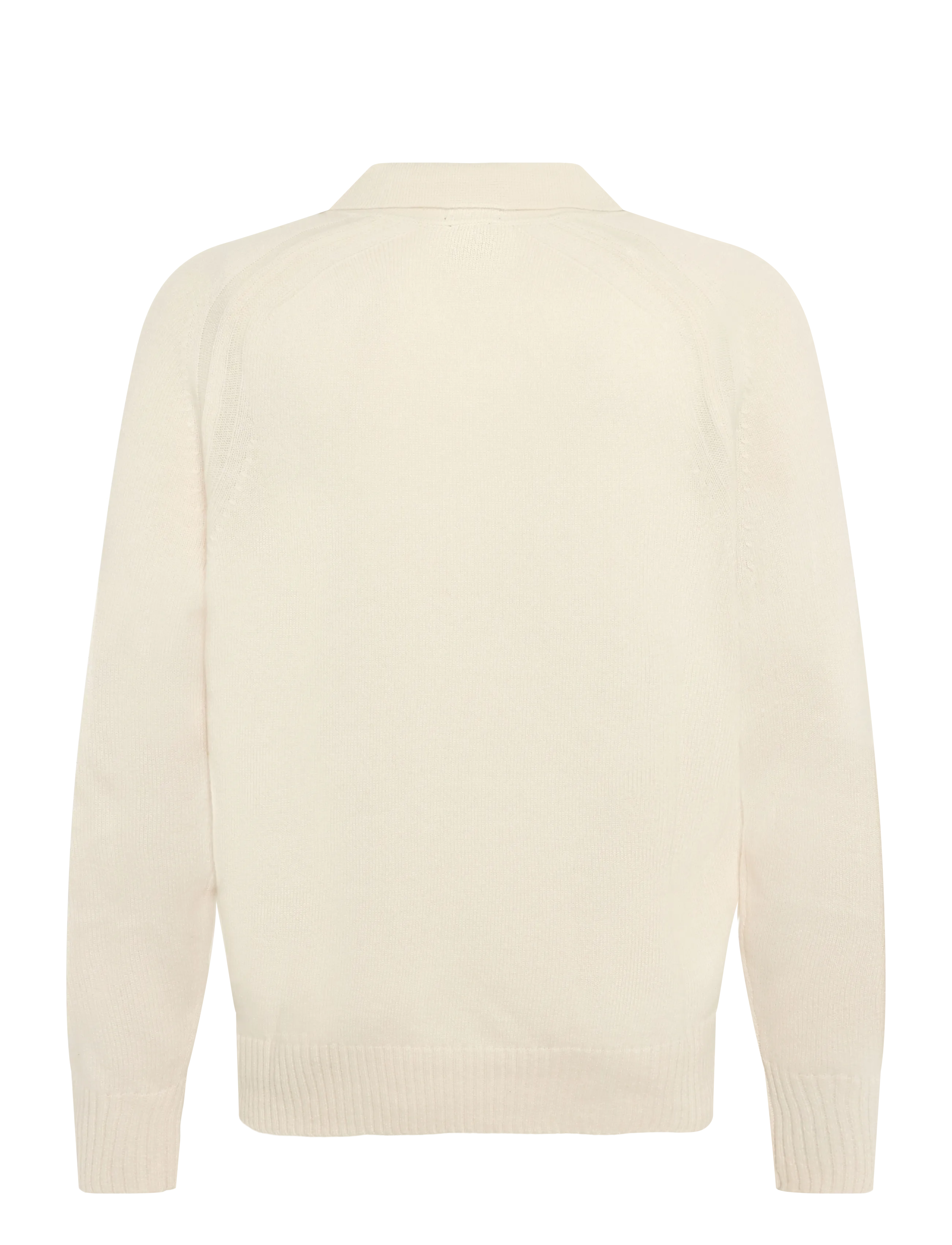 BOSS - H-Fulvo - pikkade varrukatega kootud polod - open white - 1