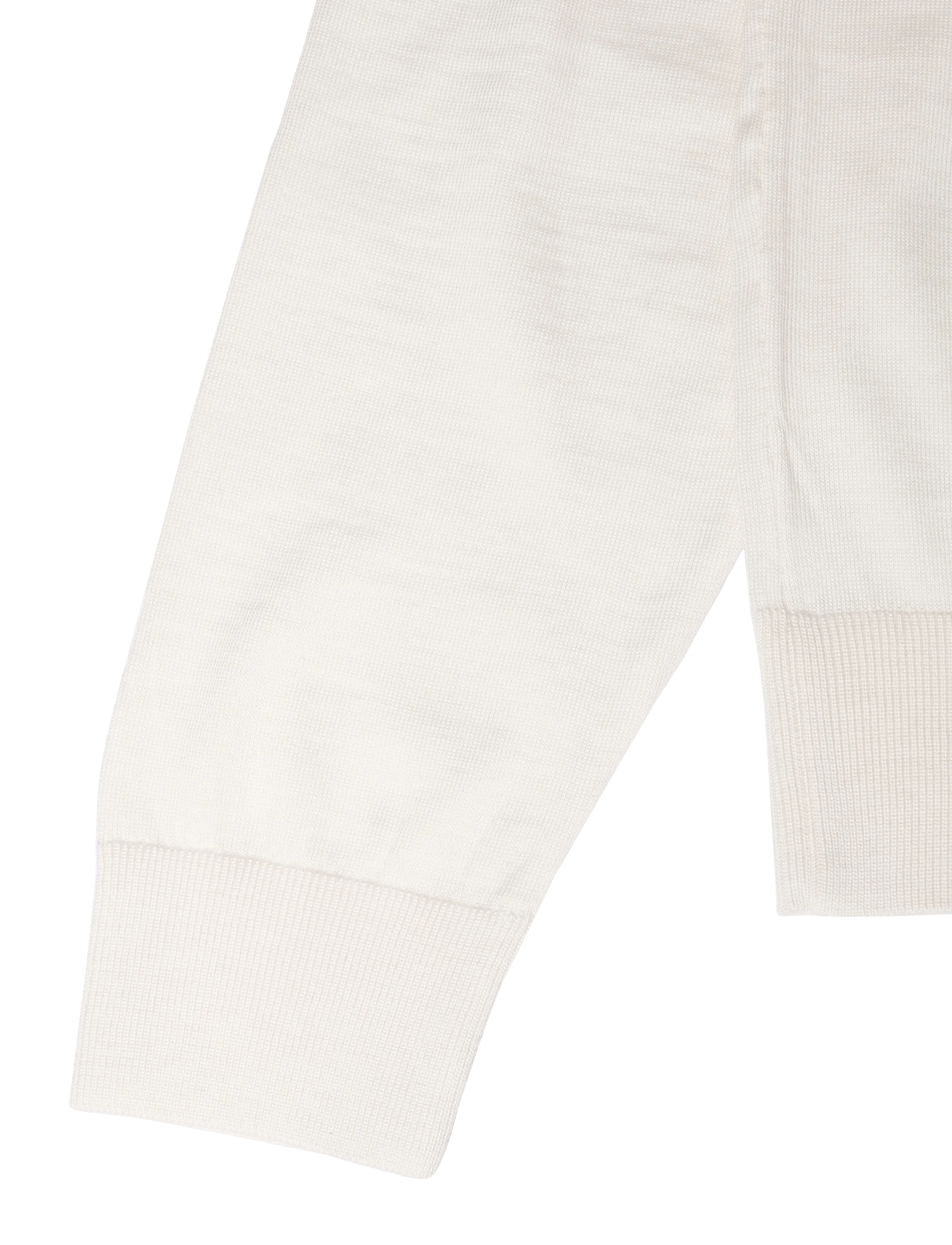 BOSS - H-Helbert - langärmelige strick-polohemden - open white - 3