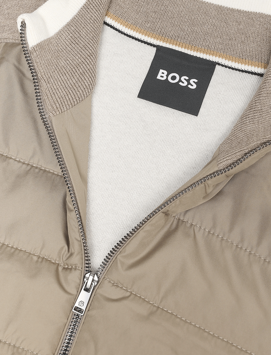 BOSS - H-Facente - gesteppt - open brown - 2
