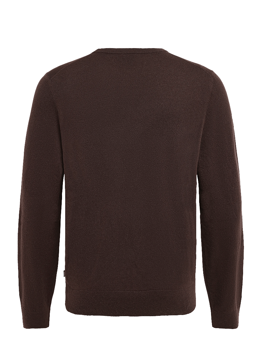 BOSS - H-Fede - rundhals - dark brown - 1