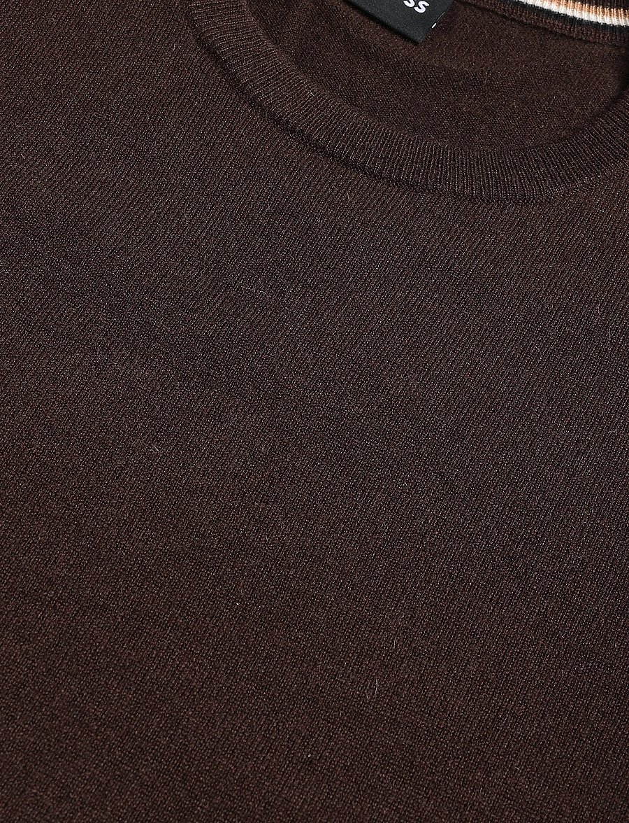 BOSS - H-Fede - rundhals - dark brown - 2