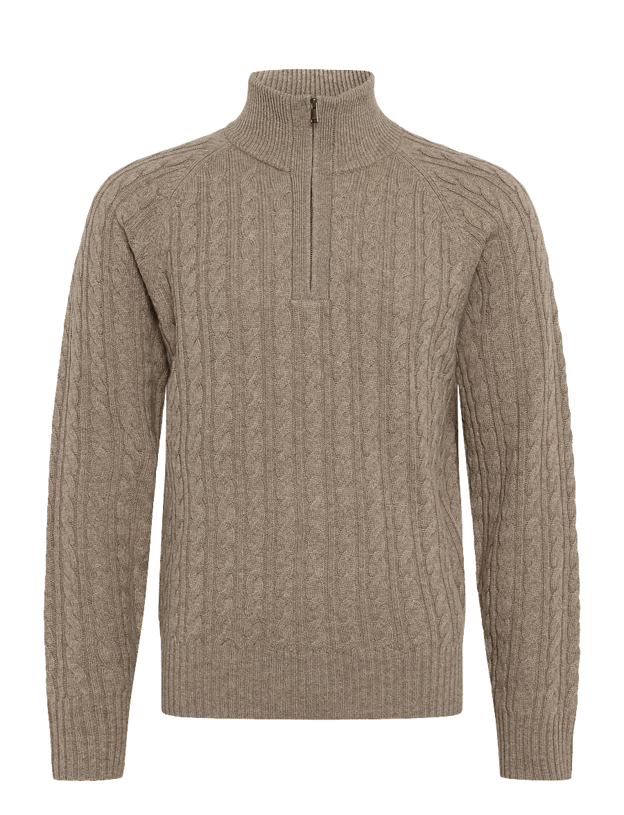 BOSS - H-Furore - half zip-tröjor - open brown - 0