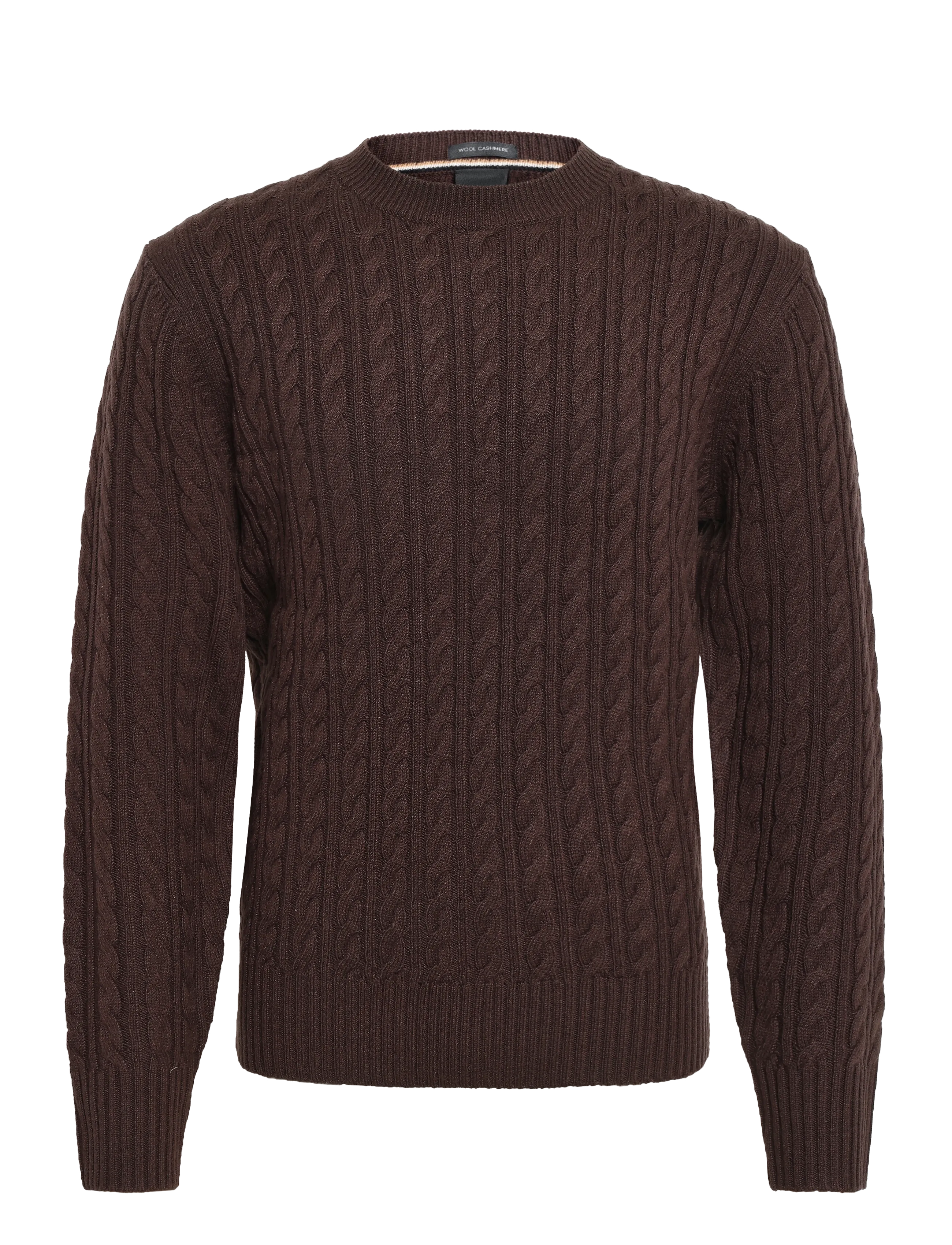 BOSS H-Furlan - Rundhals - DARK BROWN / brown