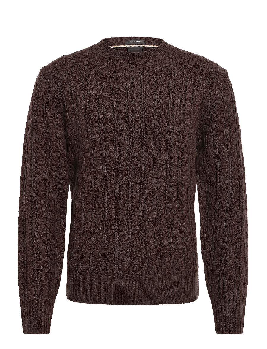 BOSS - H-Furlan - rundhals - dark brown - 0