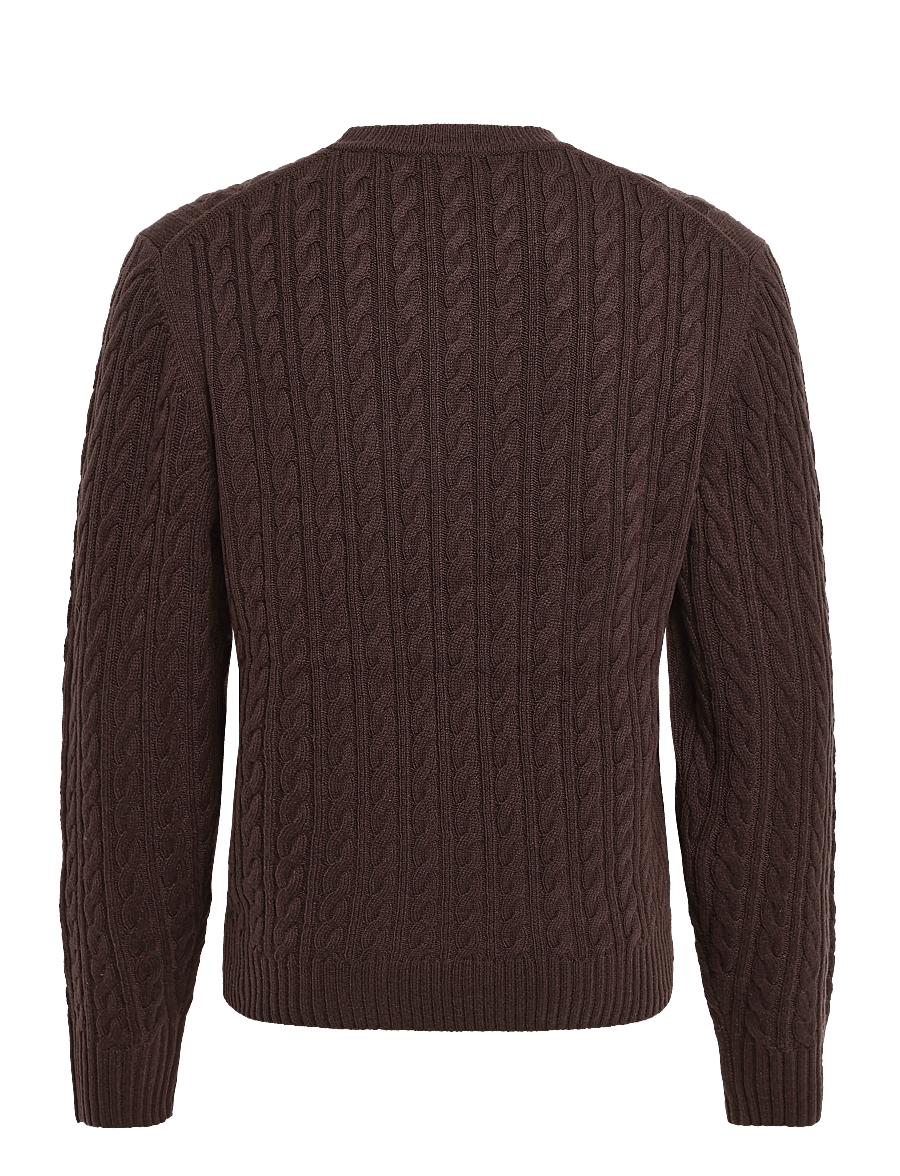 BOSS - H-Furlan - rundhals - dark brown - 1