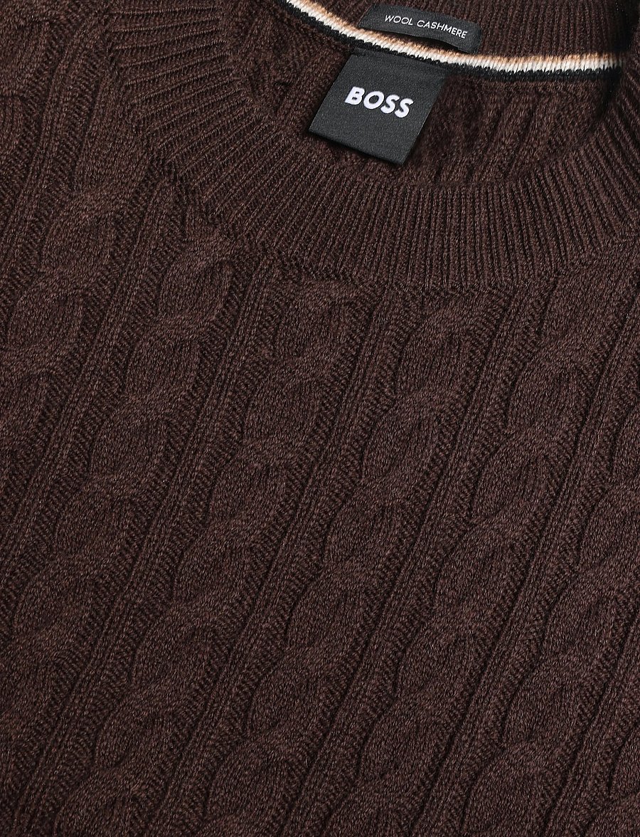 BOSS - H-Furlan - rundhals - dark brown - 2