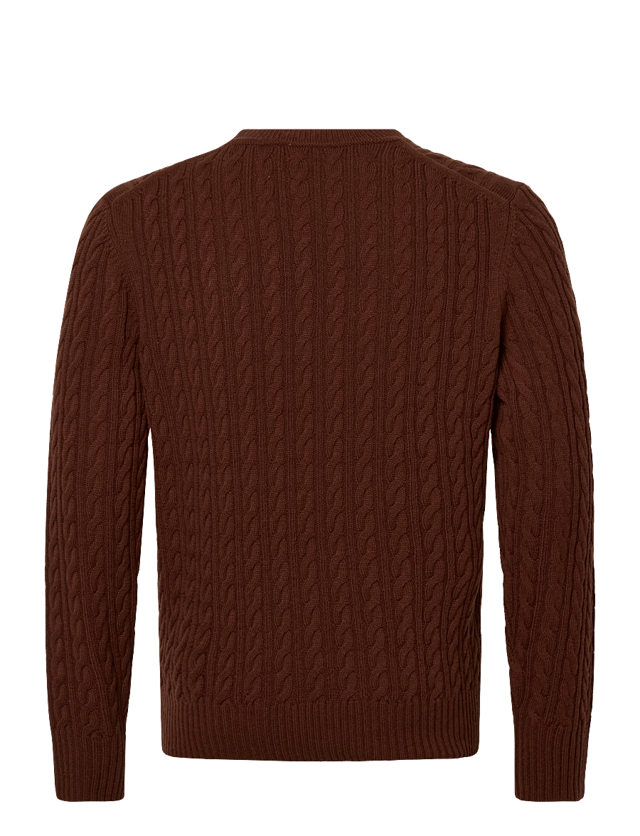 BOSS - H-Furlan - rundhals - medium brown - 1