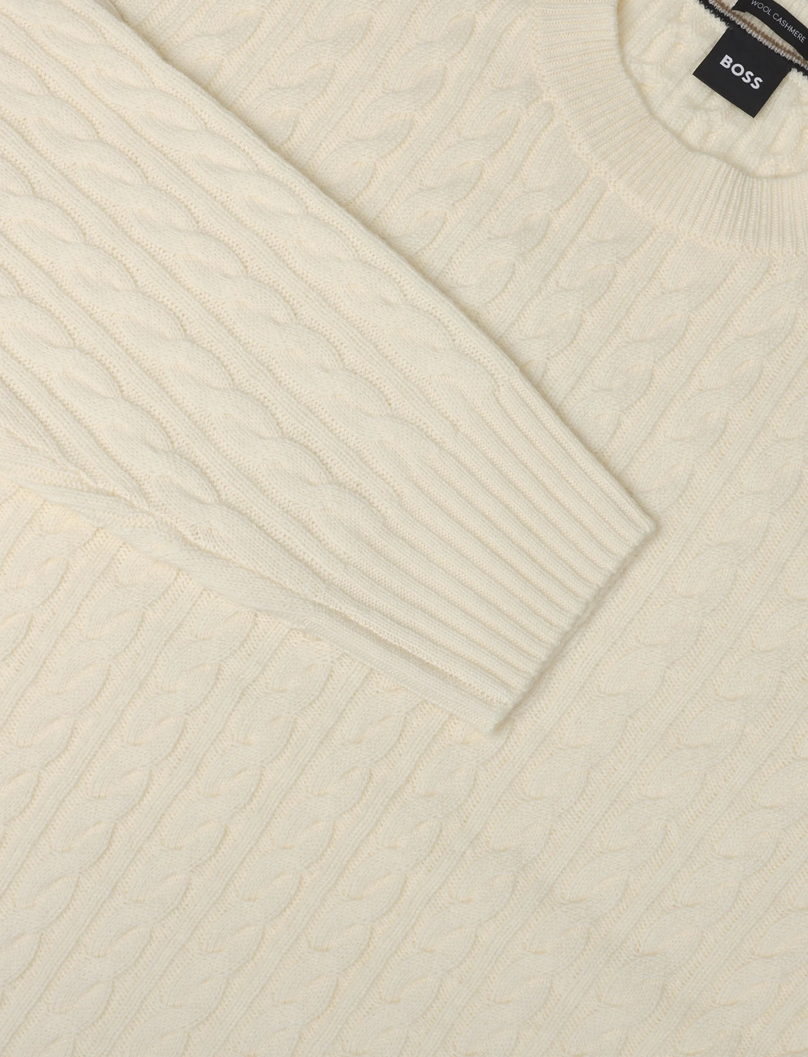 BOSS - H-Furlan - Ümara kaelusega - open white - 2