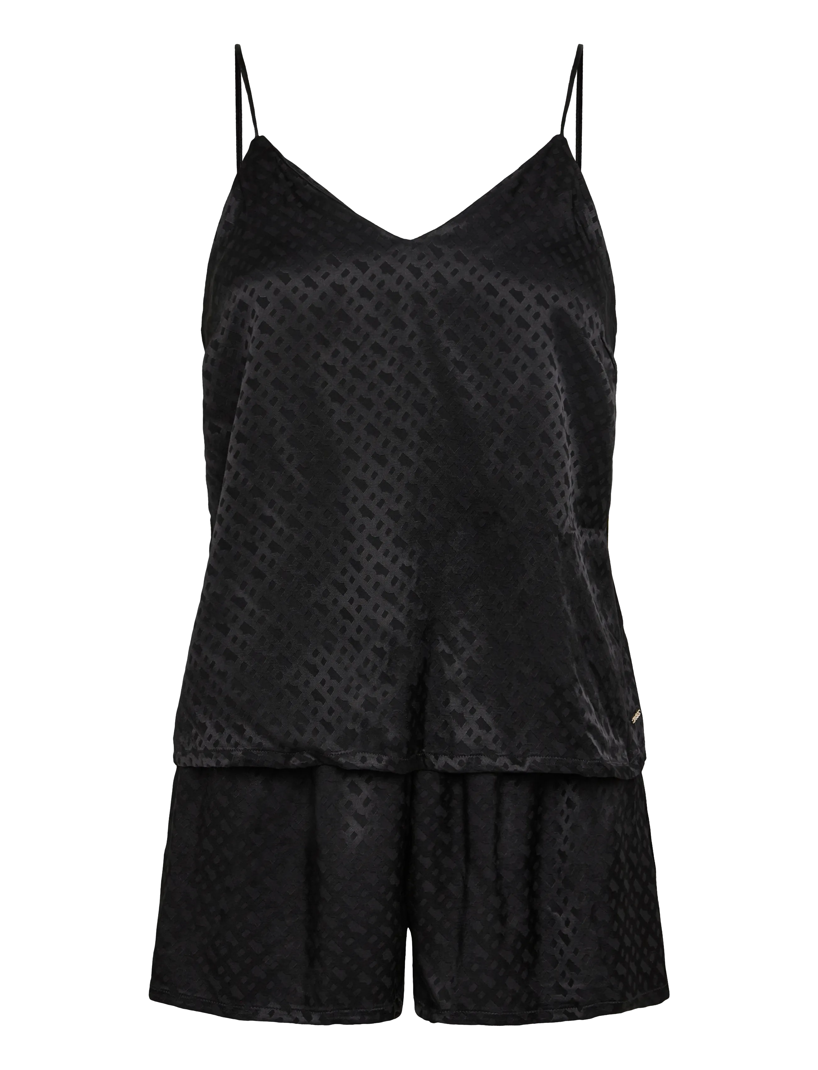 BOSS B Monogram_Gift Set - Pyjamas - BLACK / black