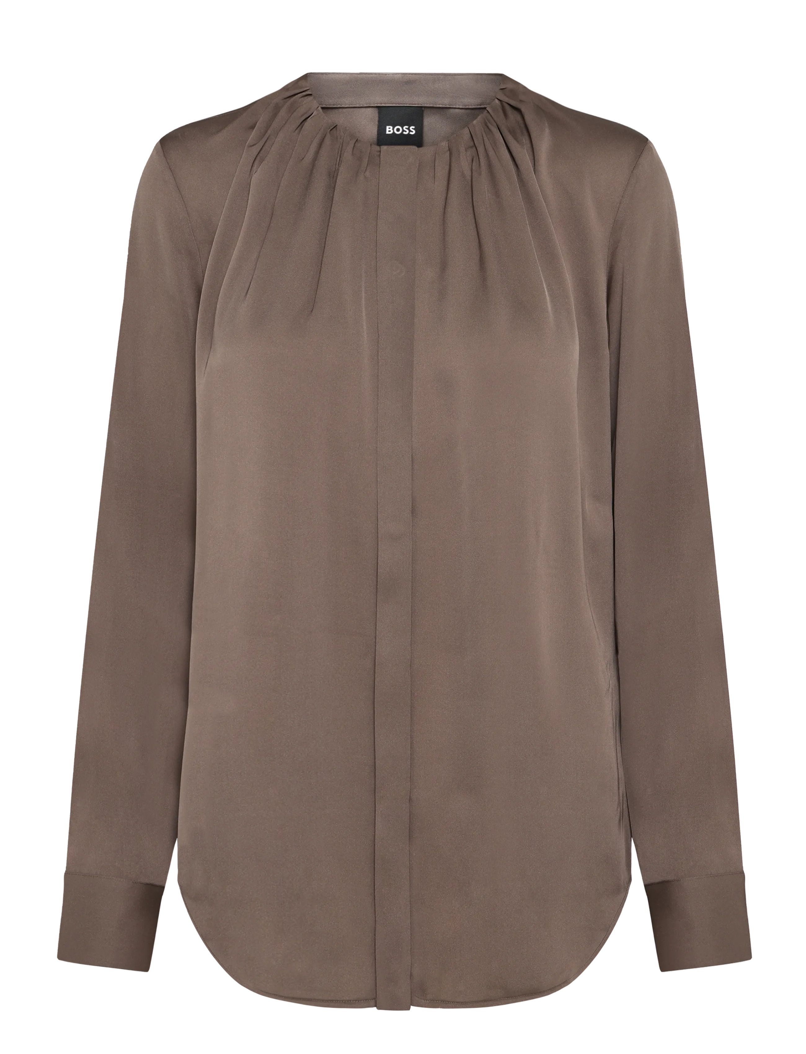 BOSS Banorah - Blusen - BROWN OVERFLOW / brown
