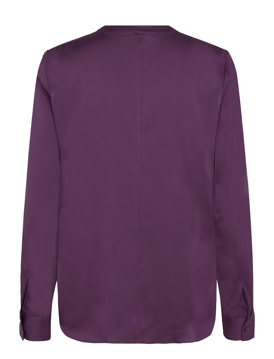 BOSS - Banorah - langærmede bluser - dark purple - 1