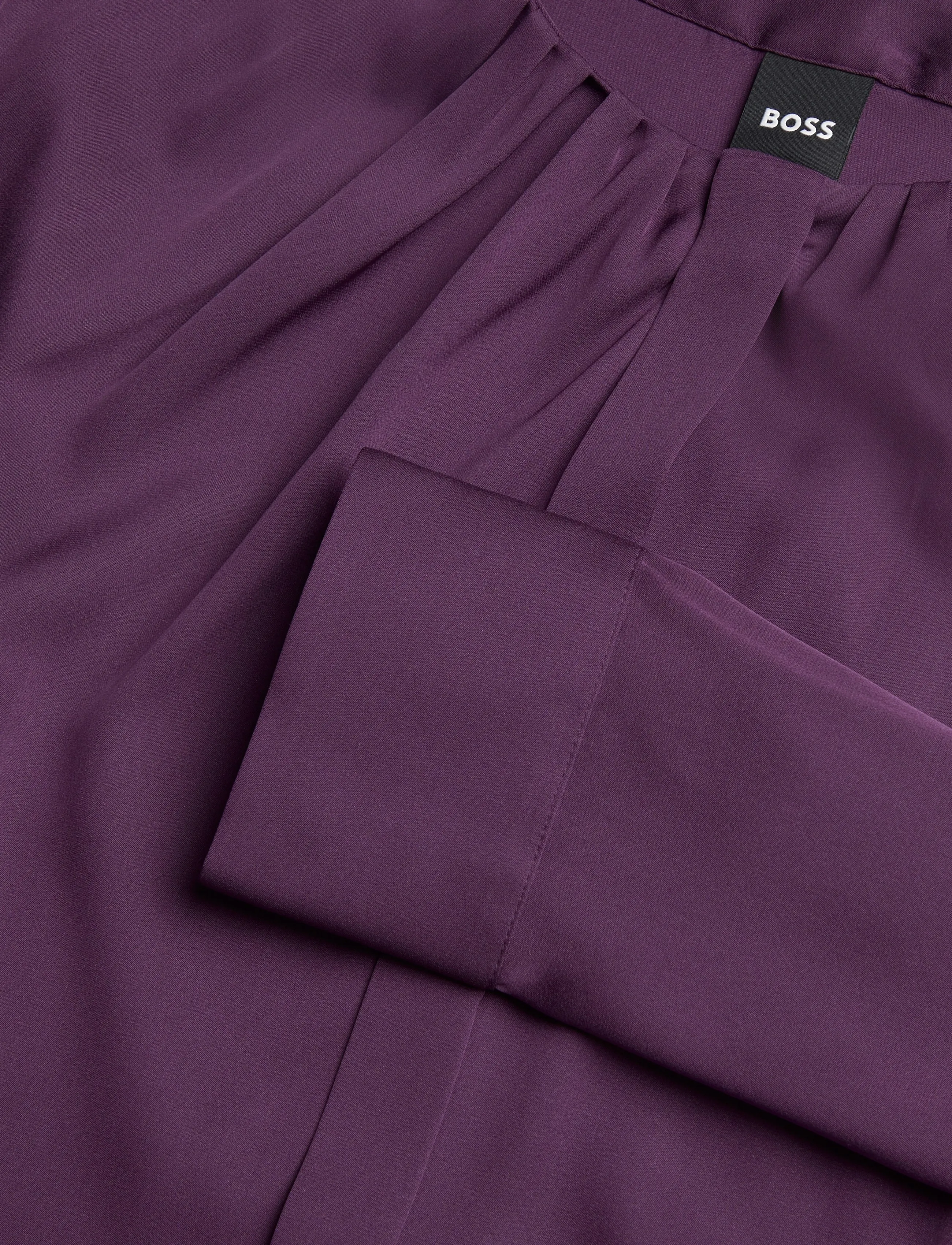 BOSS - Banorah - langærmede bluser - dark purple - 2
