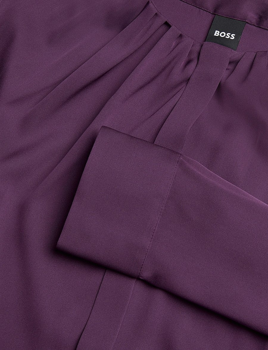 BOSS - Banorah - langærmede bluser - dark purple - 2