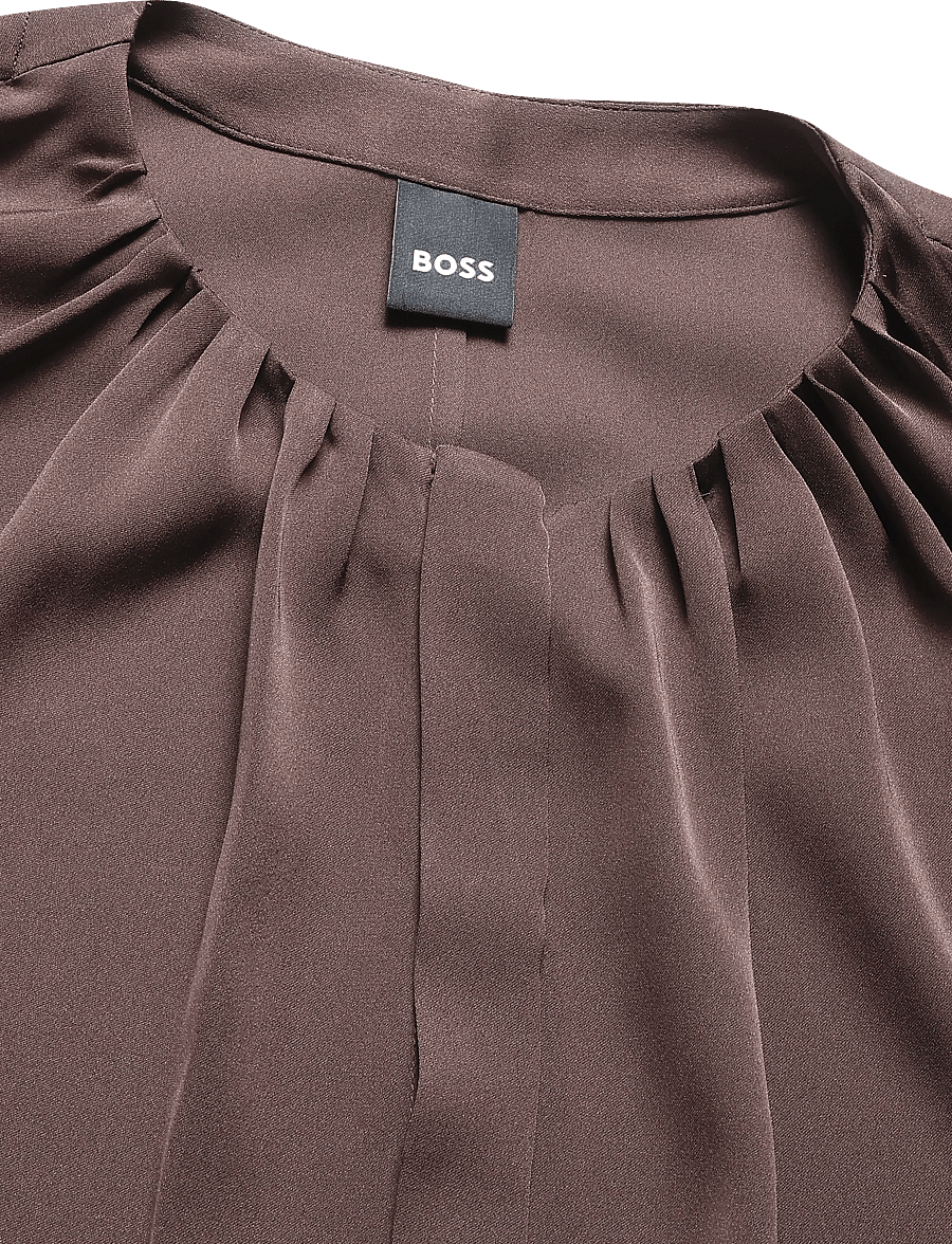 BOSS - Banorah - langärmelige blusen - medium brown - 2