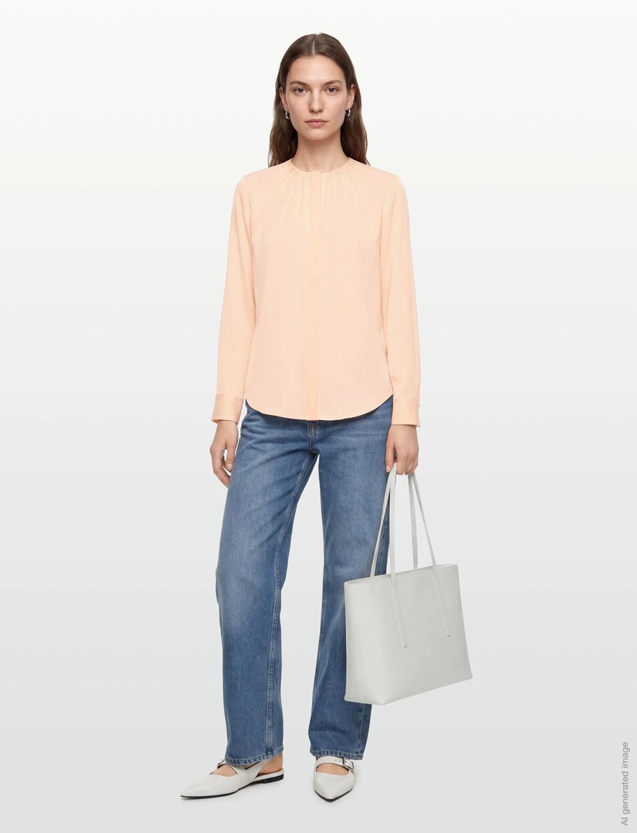 BOSS - Banorah - langærmede bluser - open pink - 0