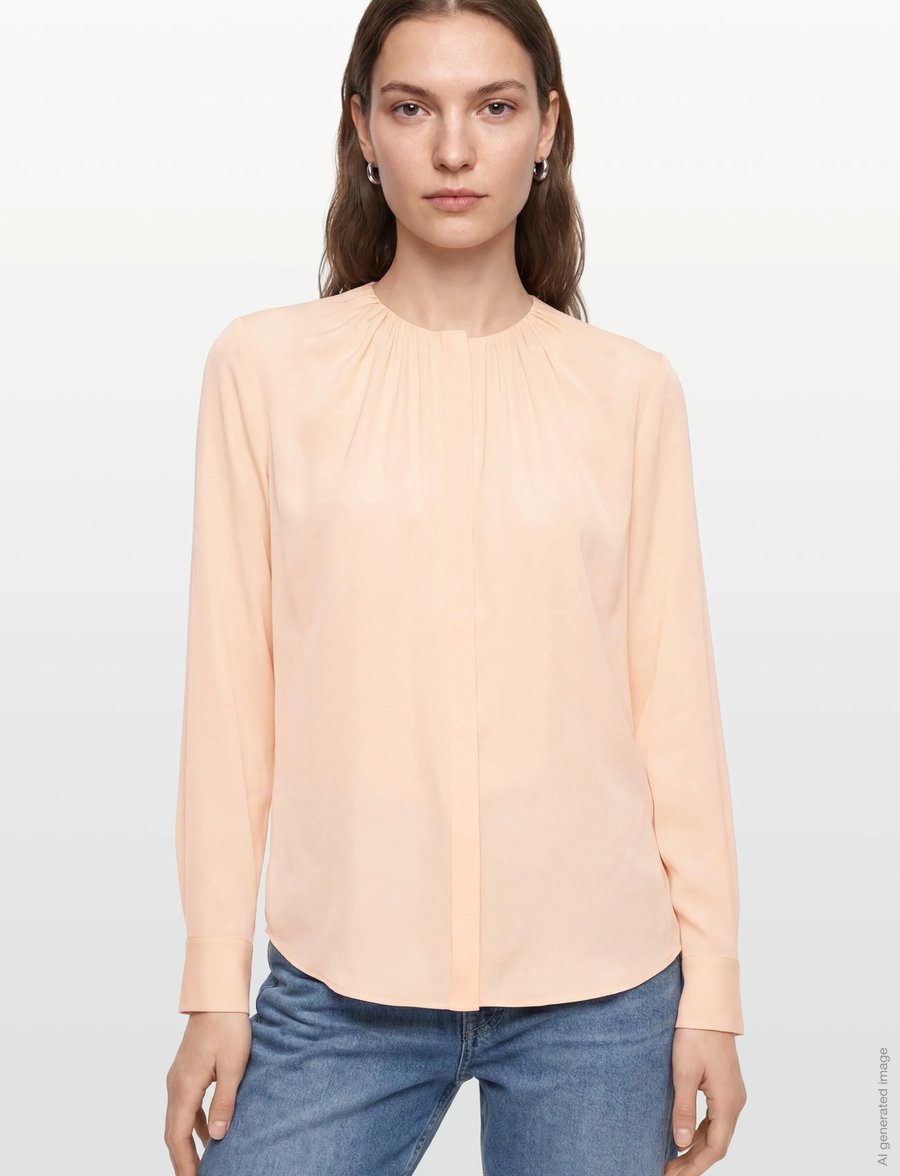 BOSS - Banorah - langærmede bluser - open pink - 3