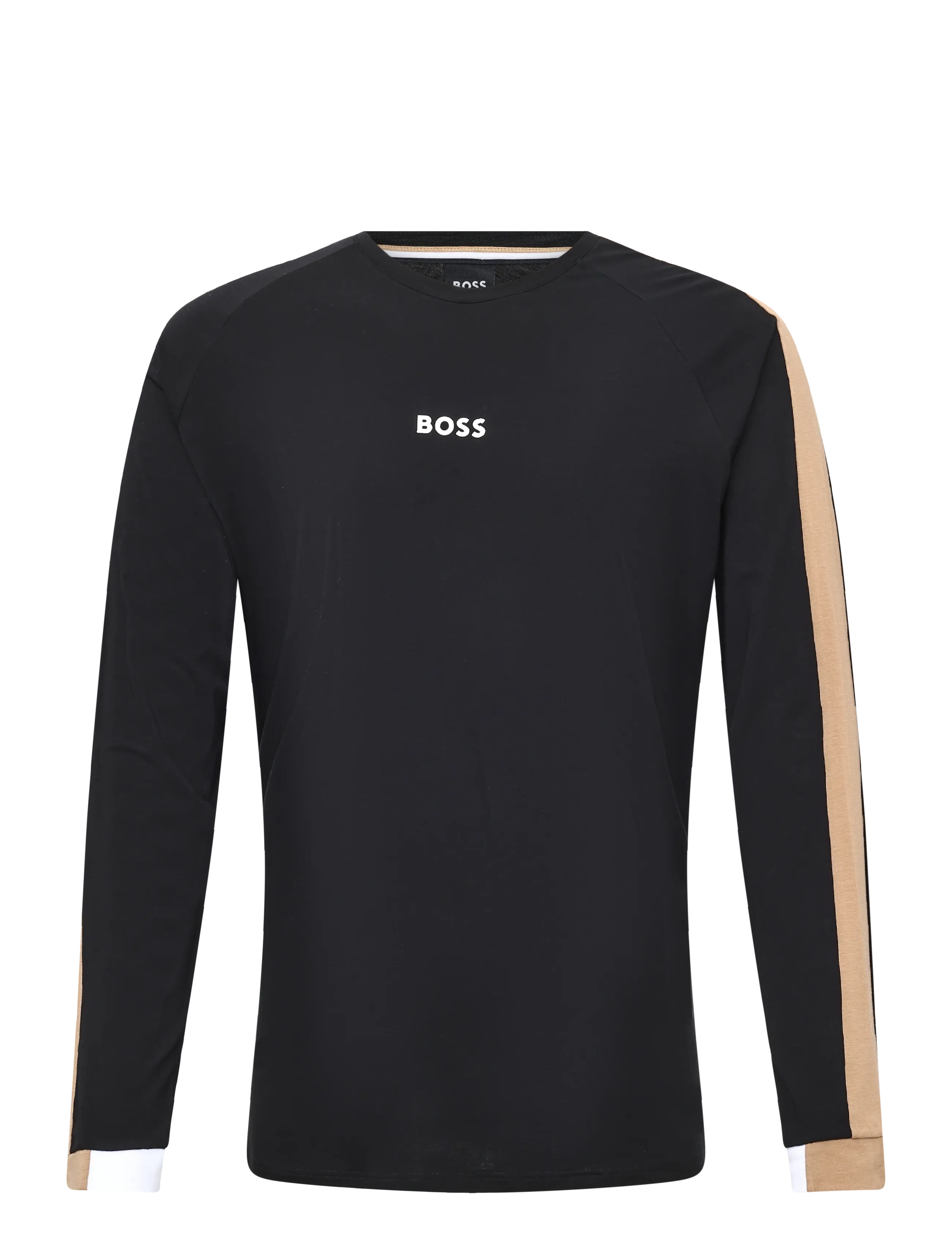 BOSS Balance LS-Shirt - T-Shirts - BLACK / black