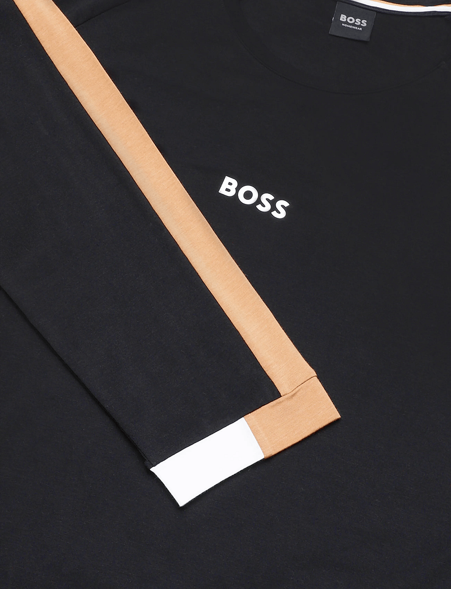 BOSS - Balance LS-Shirt - langärmelige t-shirts - black - 2