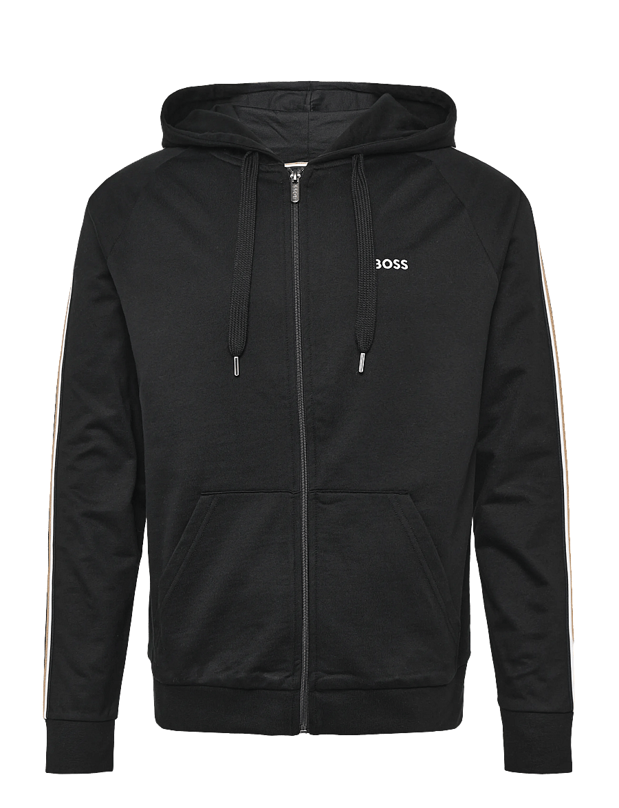 BOSS - Iconic Hooded Jacket - sügisjoped - black - 0