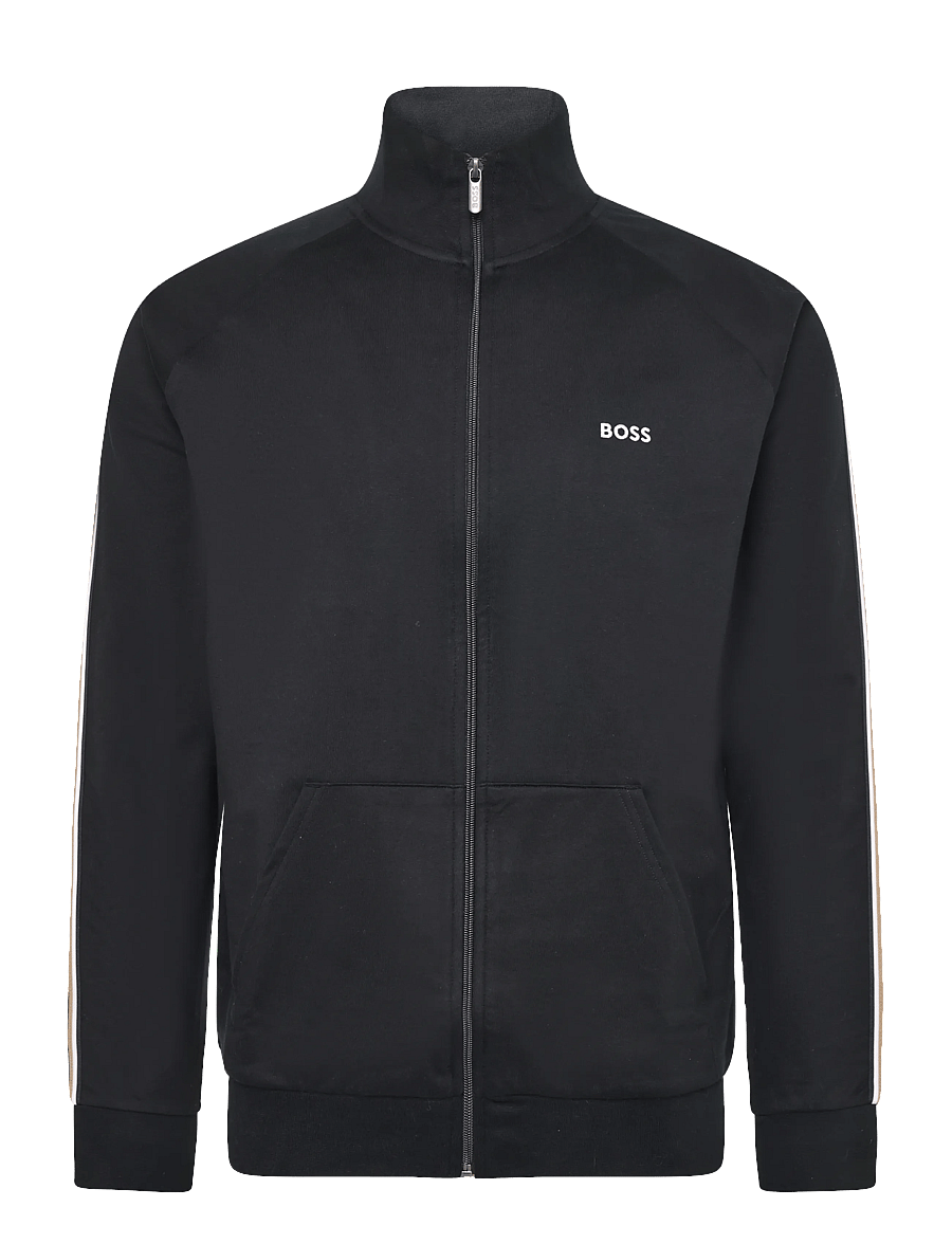 BOSS - Iconic Jacket Zip - sweatshirts - black - 0