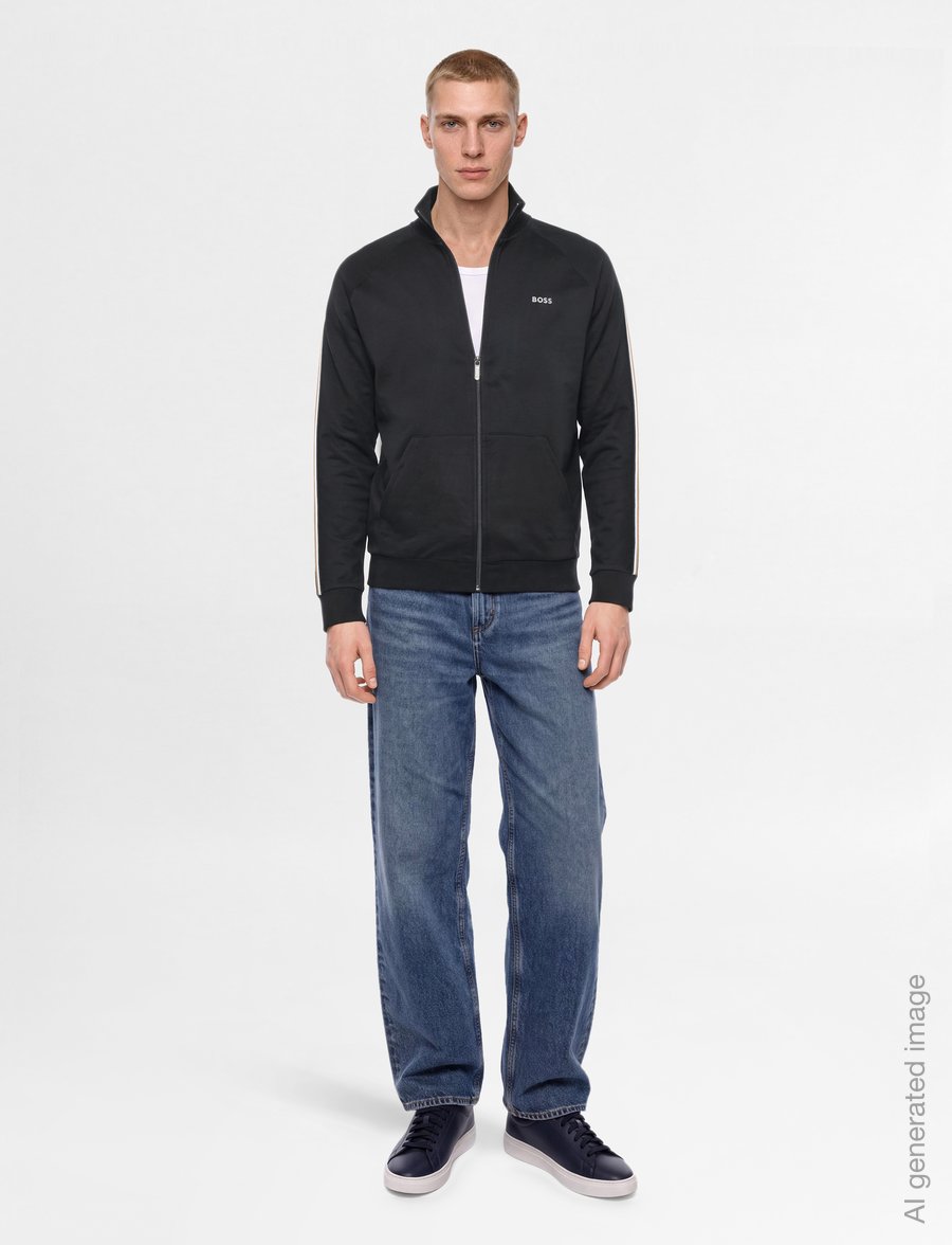 BOSS - Iconic Jacket Zip - shoppa efter tillfälle - black - 0