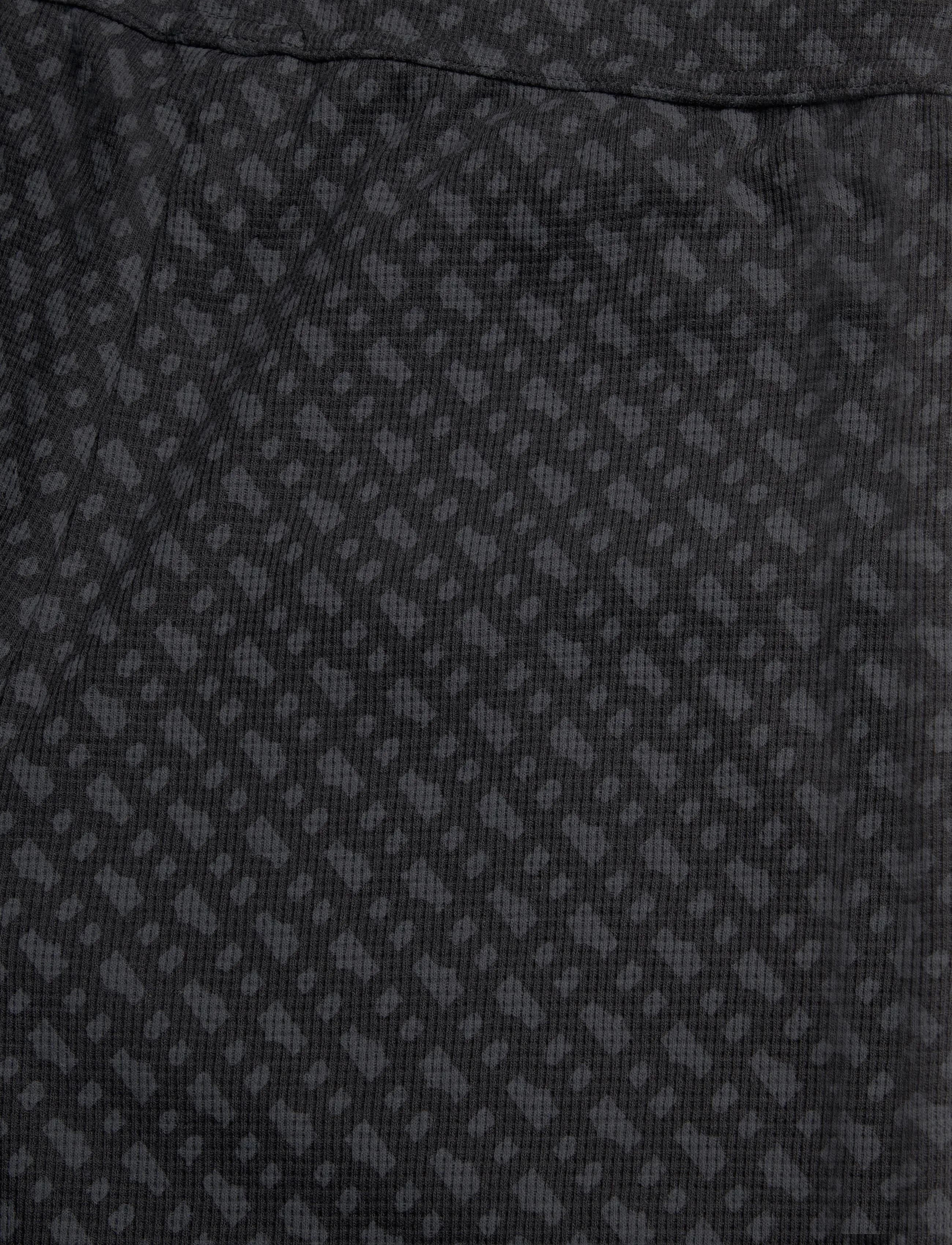 BOSS - WaffleAOP Pants - pyjama bottoms - black - 2
