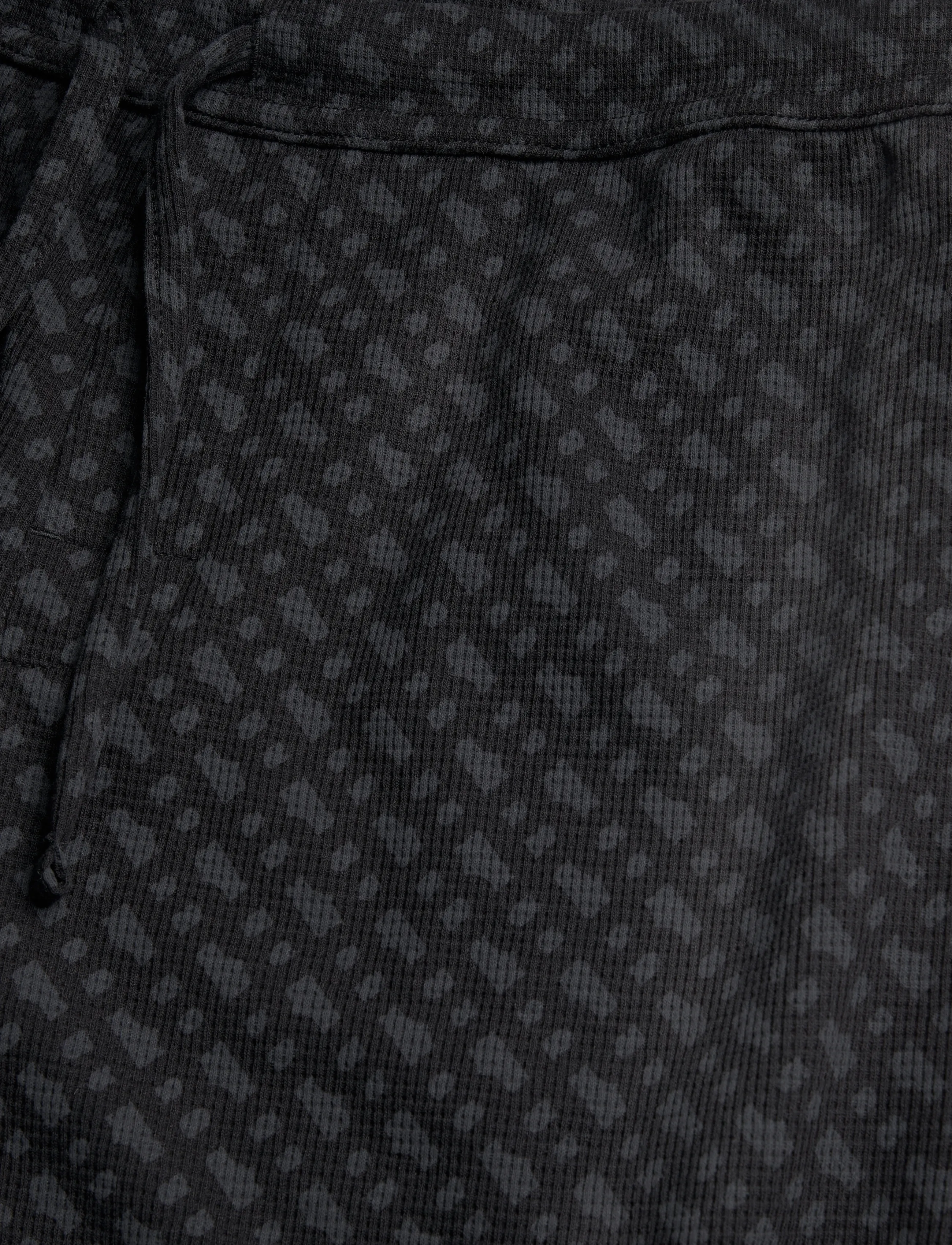 BOSS - WaffleAOP Pants - pyjama bottoms - black - 3