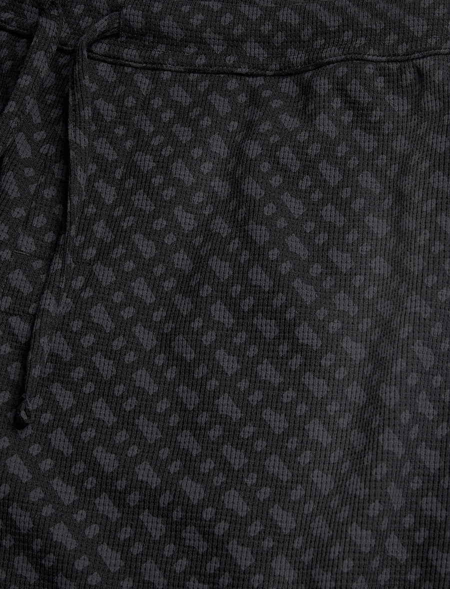 BOSS - WaffleAOP Pants - pyjama bottoms - black - 3