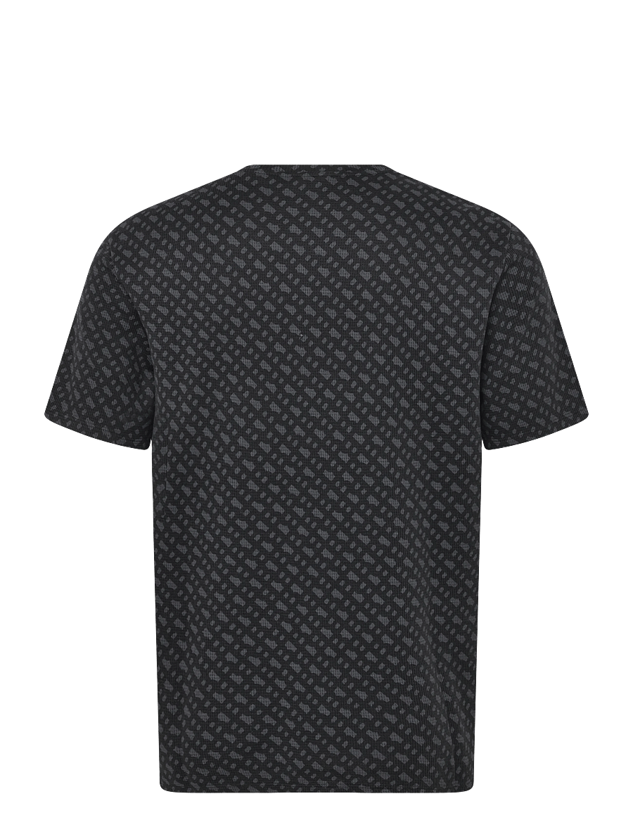 BOSS - WaffleAOP T-Shirt - black - 1