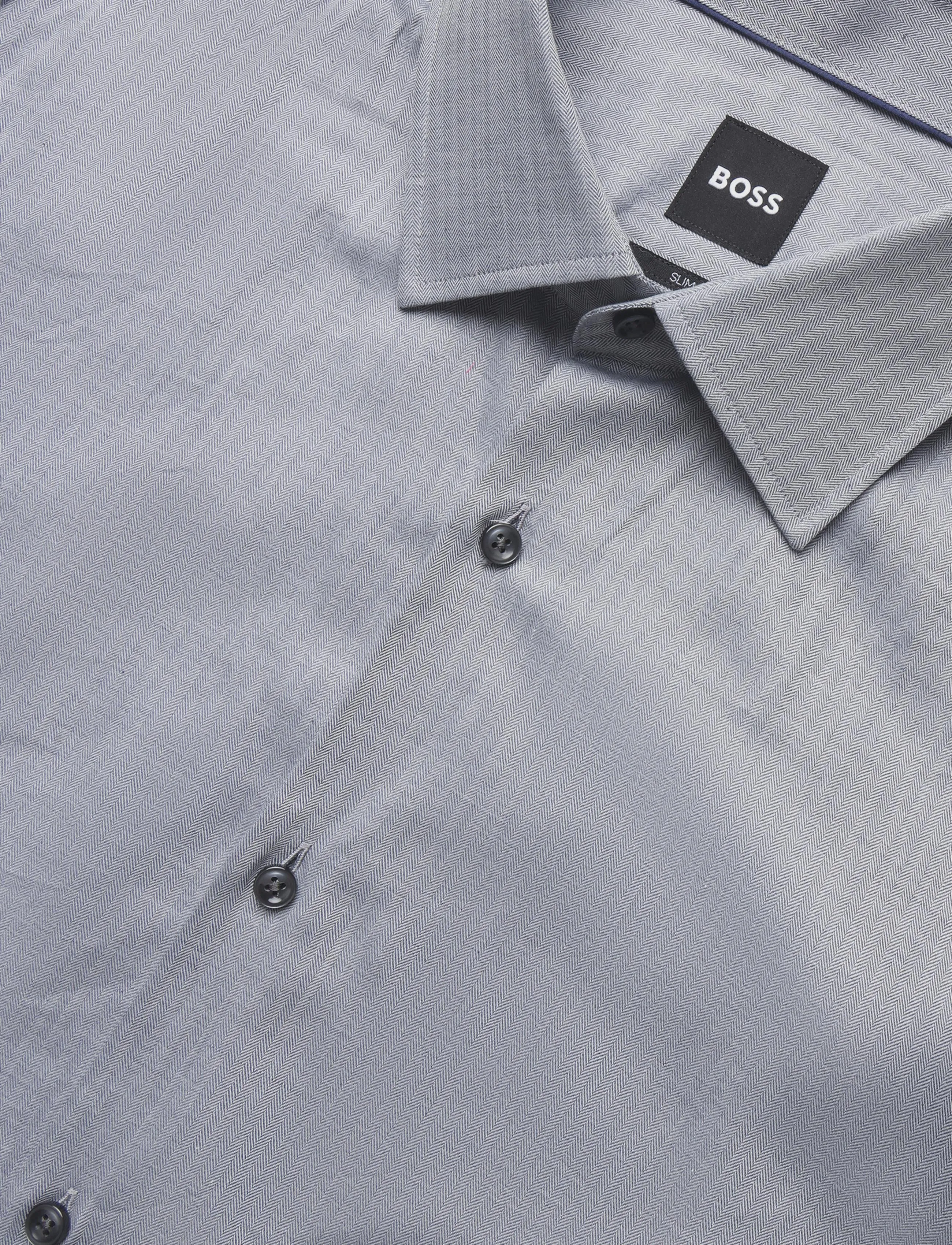 BOSS - H-HANK-K-C1-261 - ametlikud särgid - open blue - 2