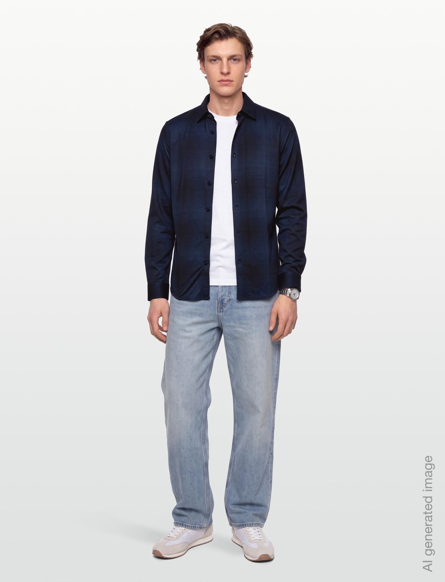 BOSS - P-ROAN-K-F-263 - ametlikud särgid - open blue - 0