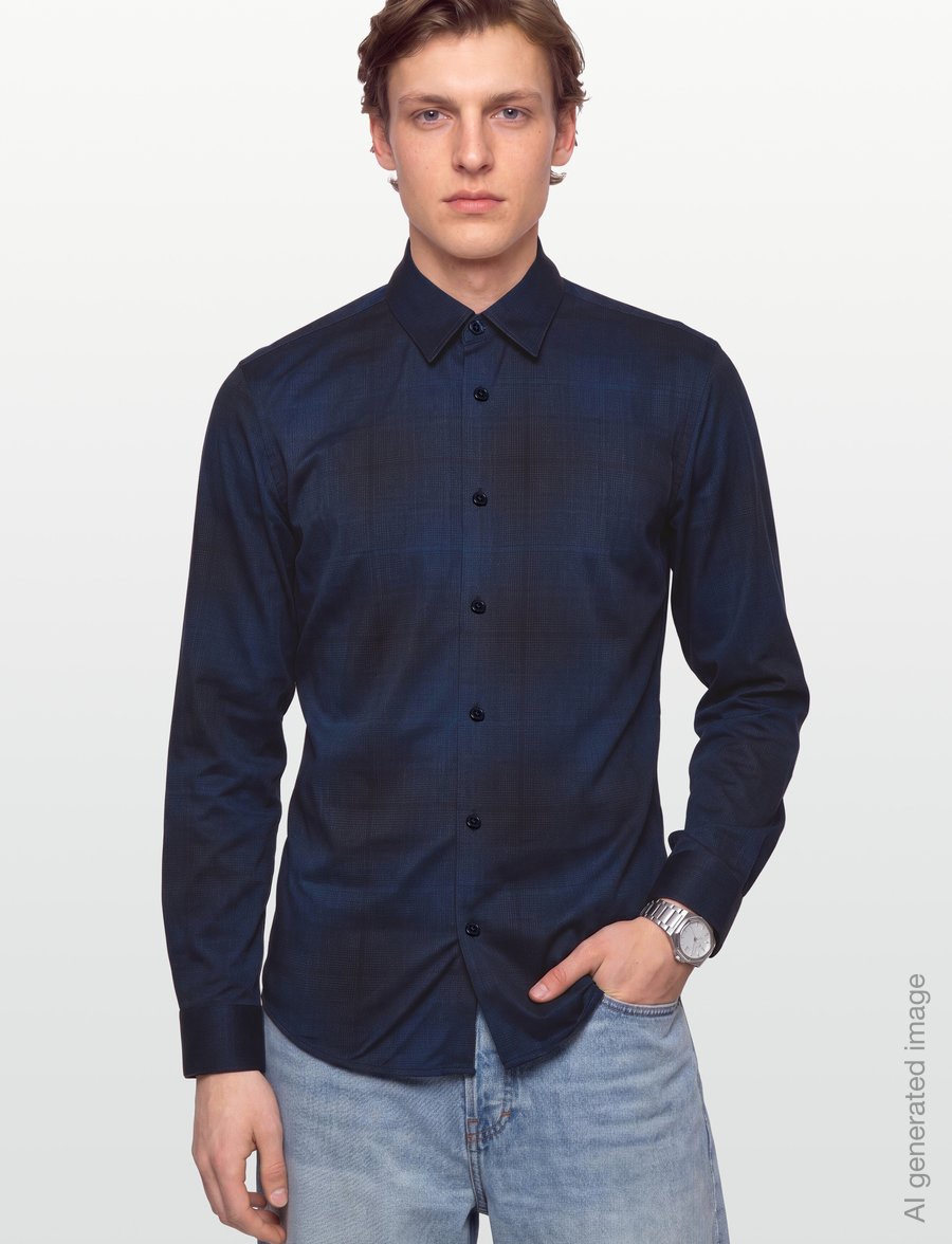 BOSS - P-ROAN-K-F-263 - ametlikud särgid - open blue - 3