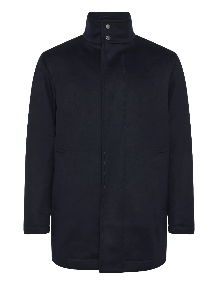 BOSS - H-Coxtan-Bib-264 - wollmäntel - dark blue - 0