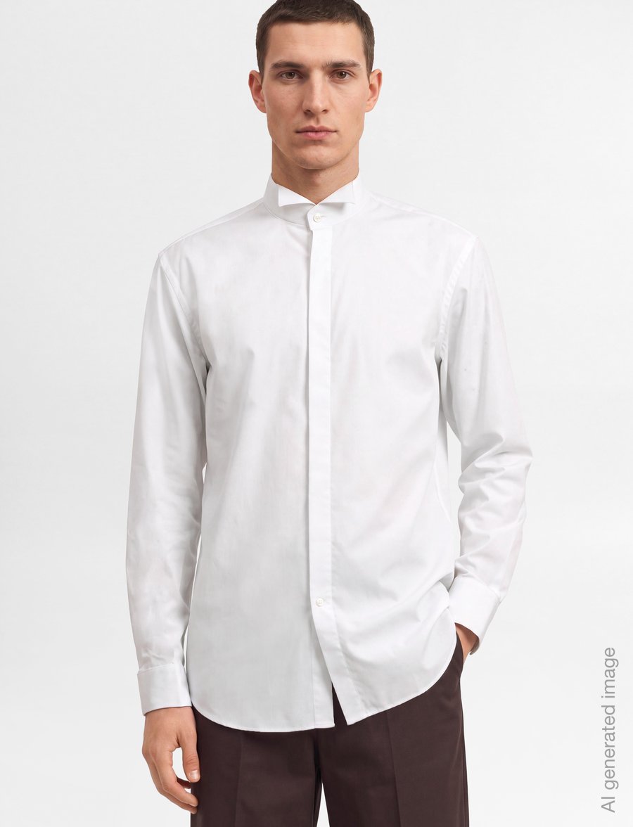 BOSS - H-HANK-W-TUX2-DC-264 - smokingskjorter - white - 3