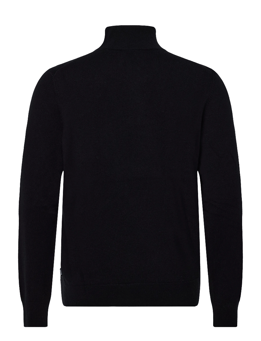 BOSS - H-Hemarlo - pullover mit halbem reißverschluss - black - 1