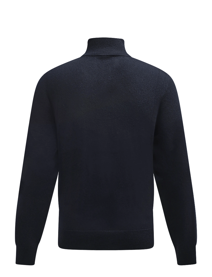 BOSS - H-Hemarlo - poolpika lukuga džemprid - dark blue - 1