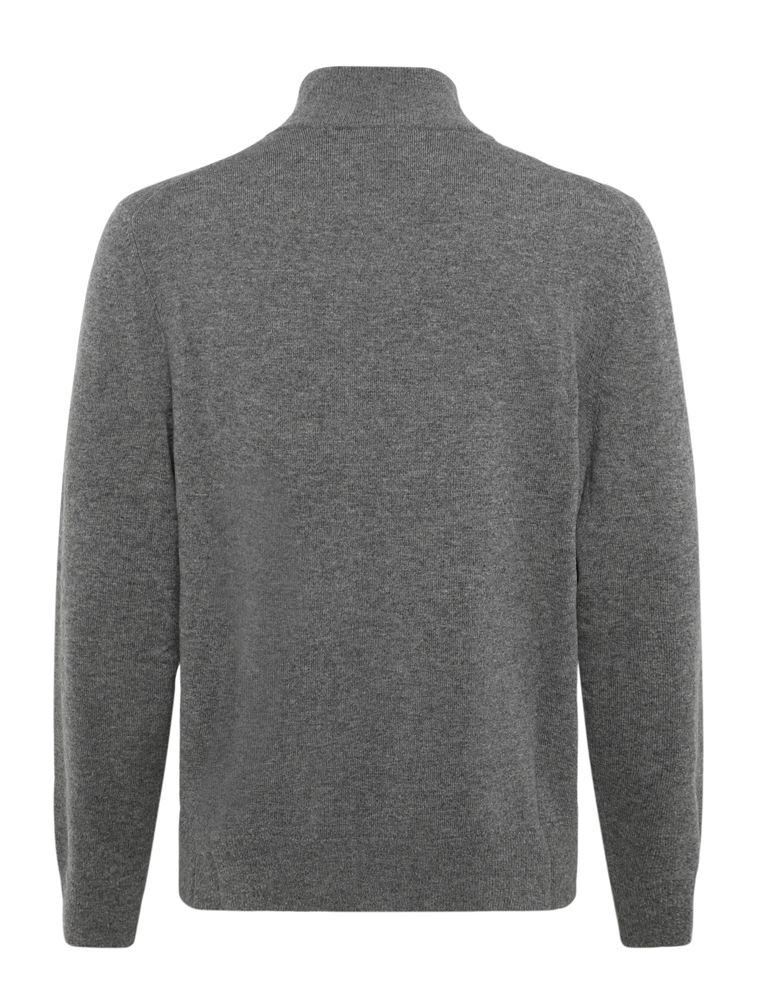 BOSS - H-Hemarlo - half zip jumpers - medium grey - 1