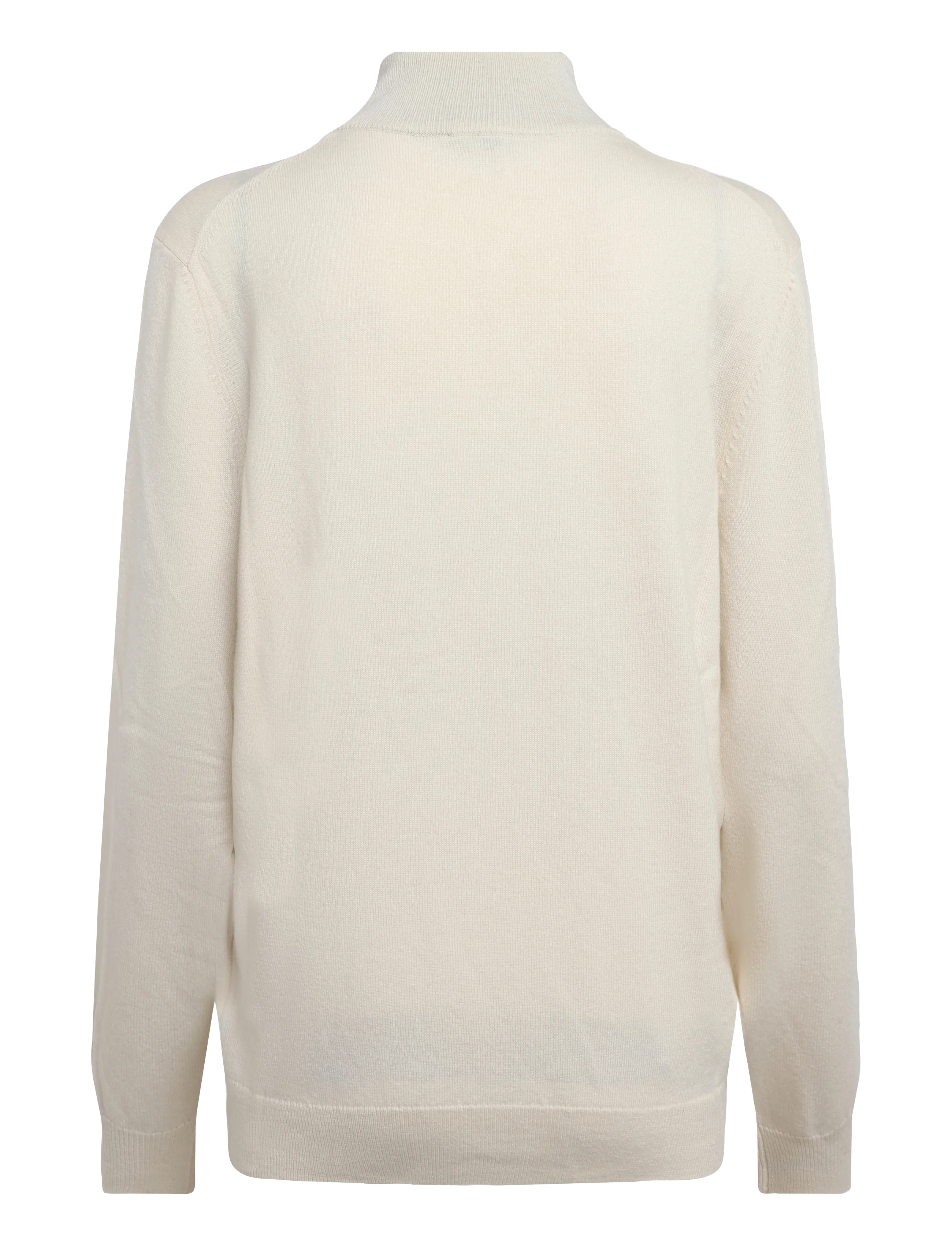 BOSS - H-Hemarlo - halfzip strik - open white - 1