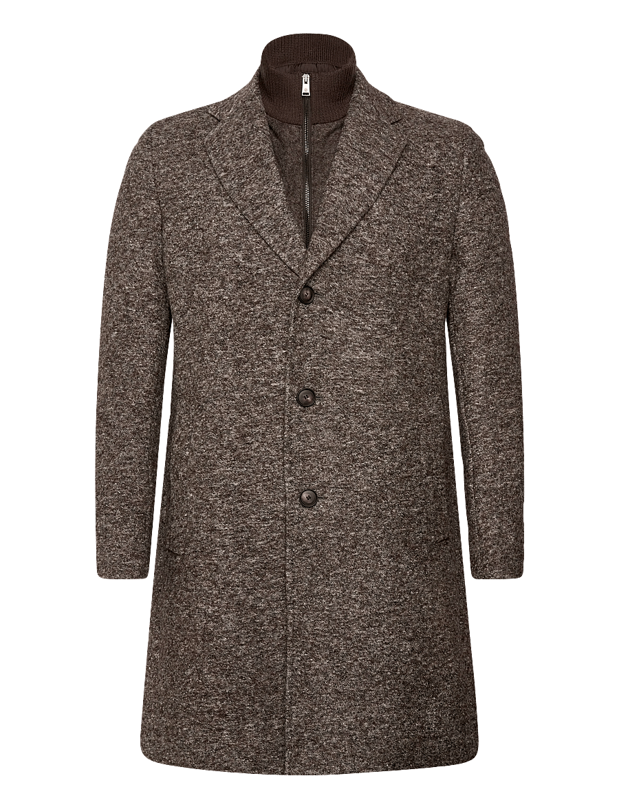 BOSS - C-Hyde-J-Bib-Pad-264 - ullrockar - dark brown - 0