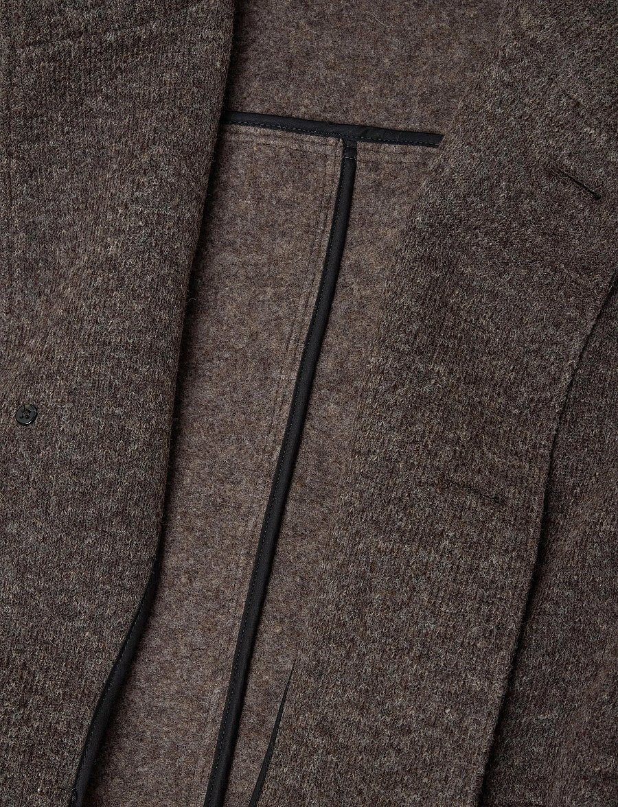 BOSS - C-Coxtan-J-264 - wool coats - dark brown - 3