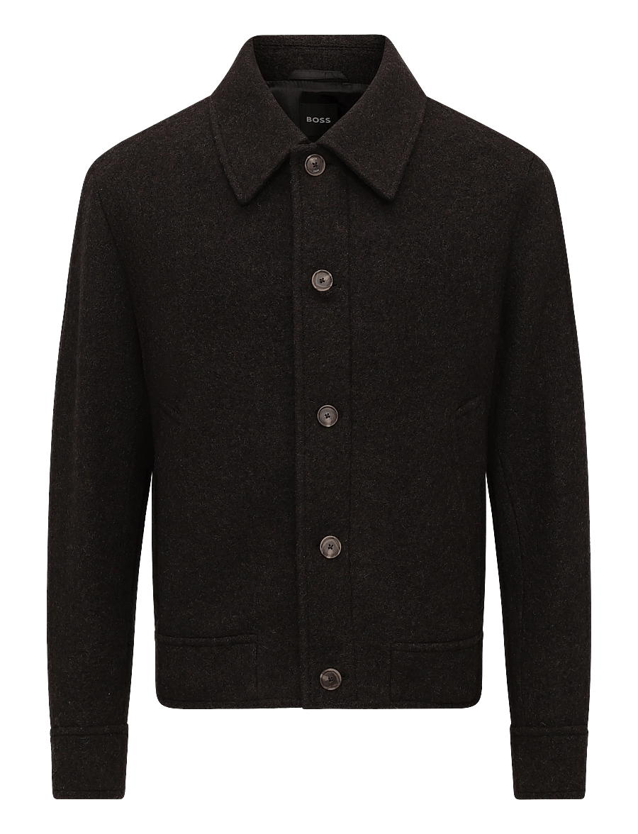 BOSS - C-Charly-264 - ulljackor - dark brown - 0