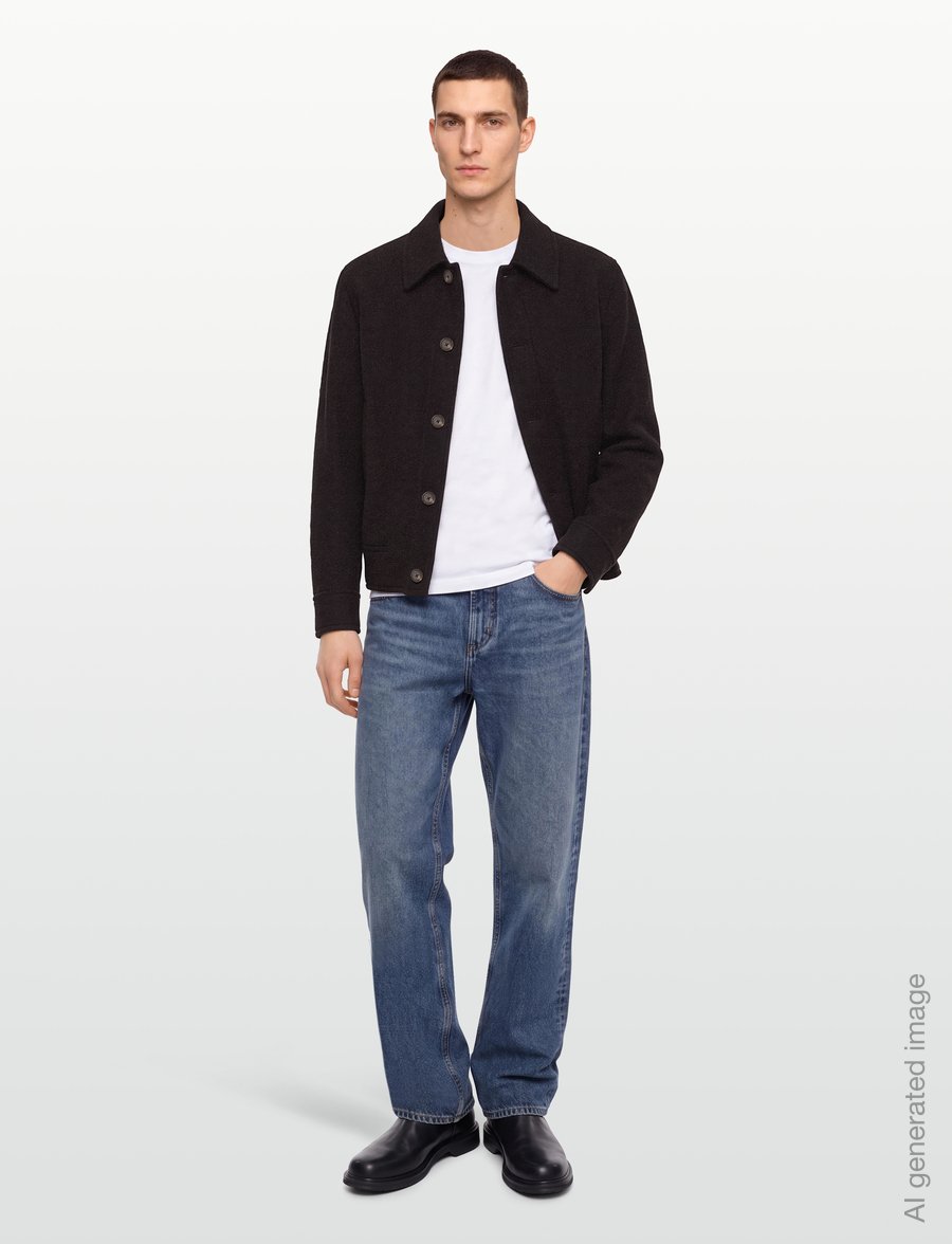 BOSS - C-Charly-264 - wolljacken - dark brown - 0