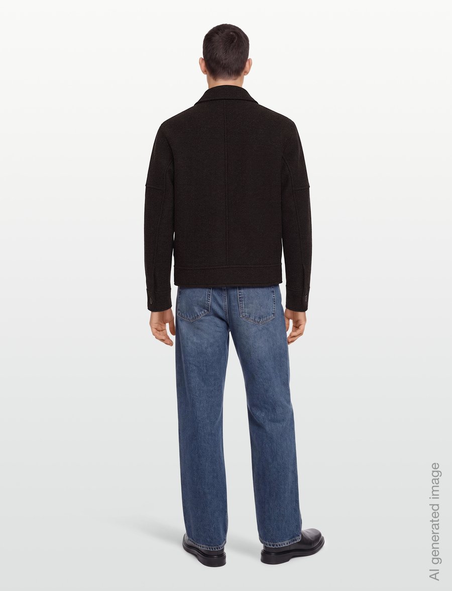 BOSS - C-Charly-264 - wolljacken - dark brown - 4