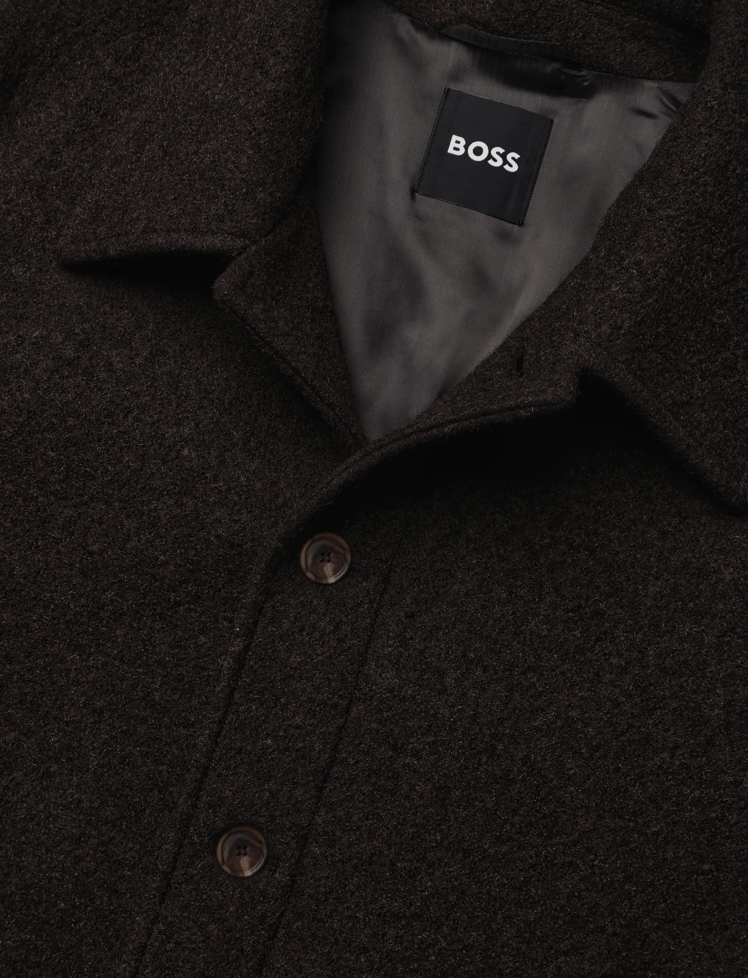 BOSS - C-Charly-264 - ulljackor - dark brown - 2